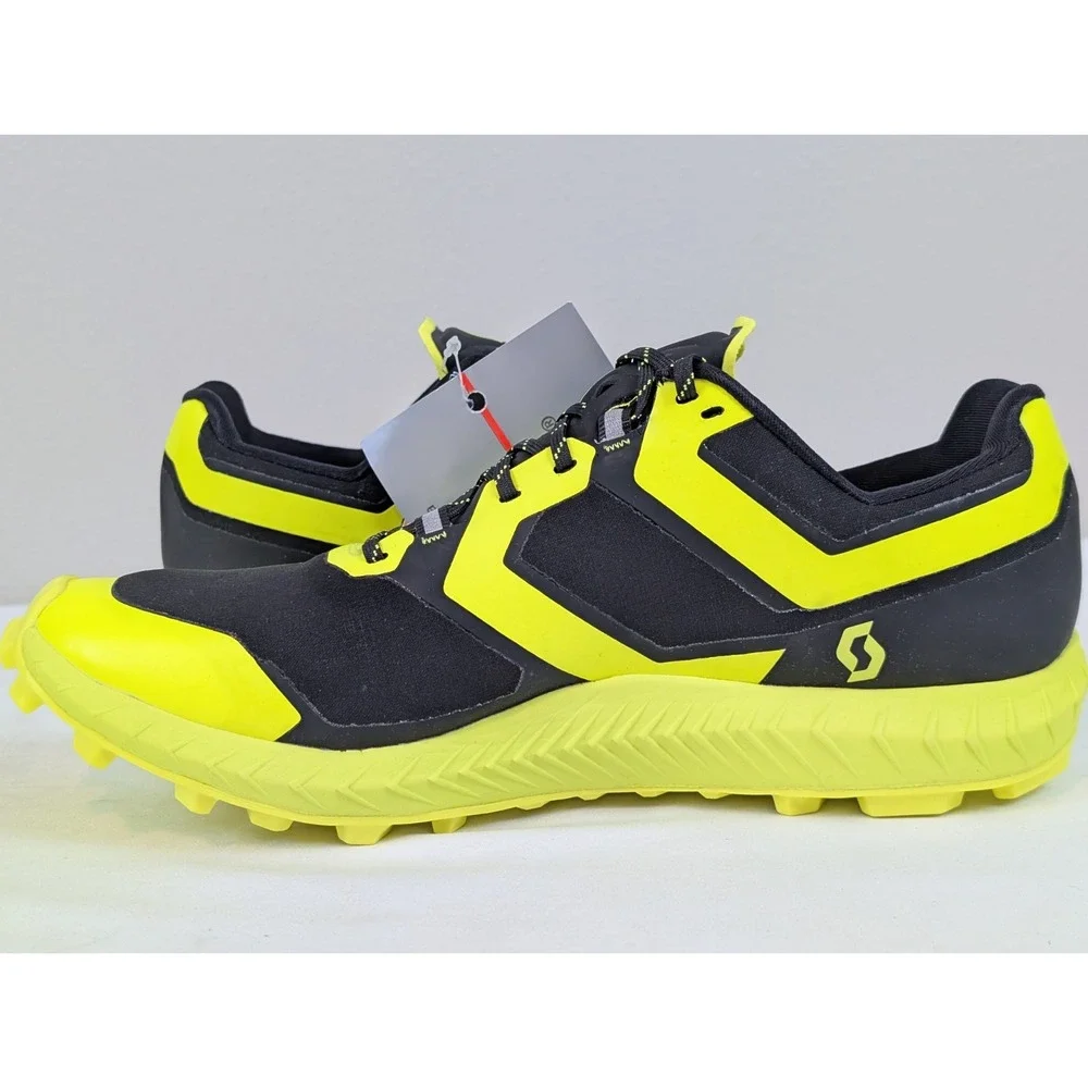 SCOTT Supertrac RC 2 Trail Running Shoes Women's 8.5 Black Yellow Lightweight
